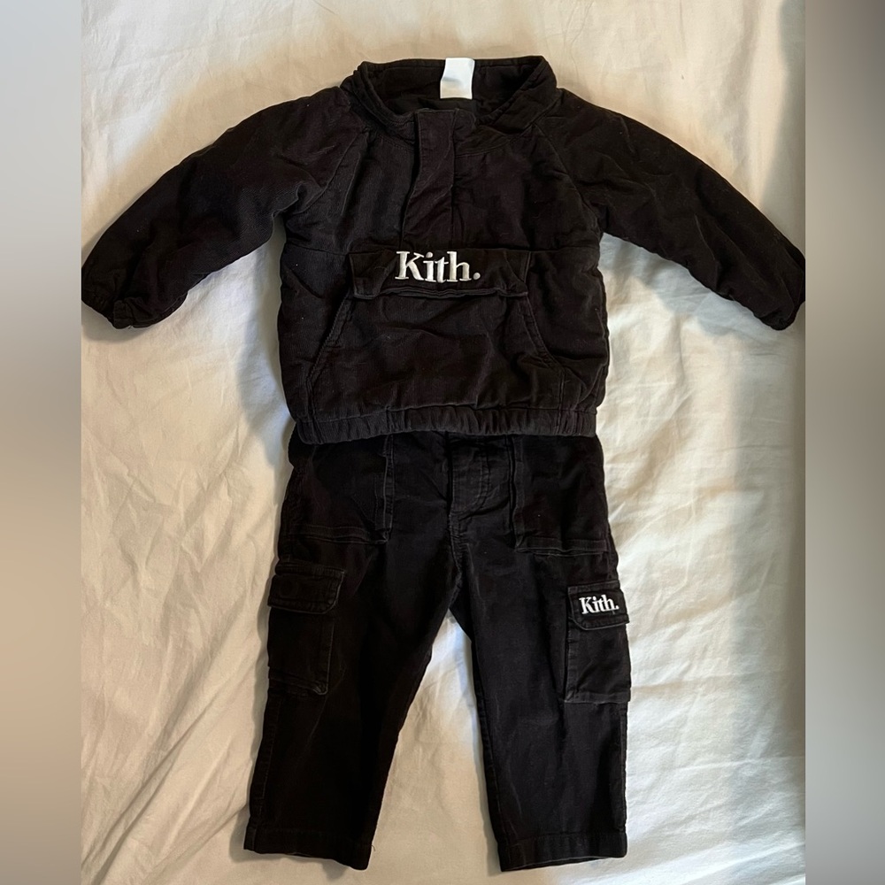 Kith corduroy set brown